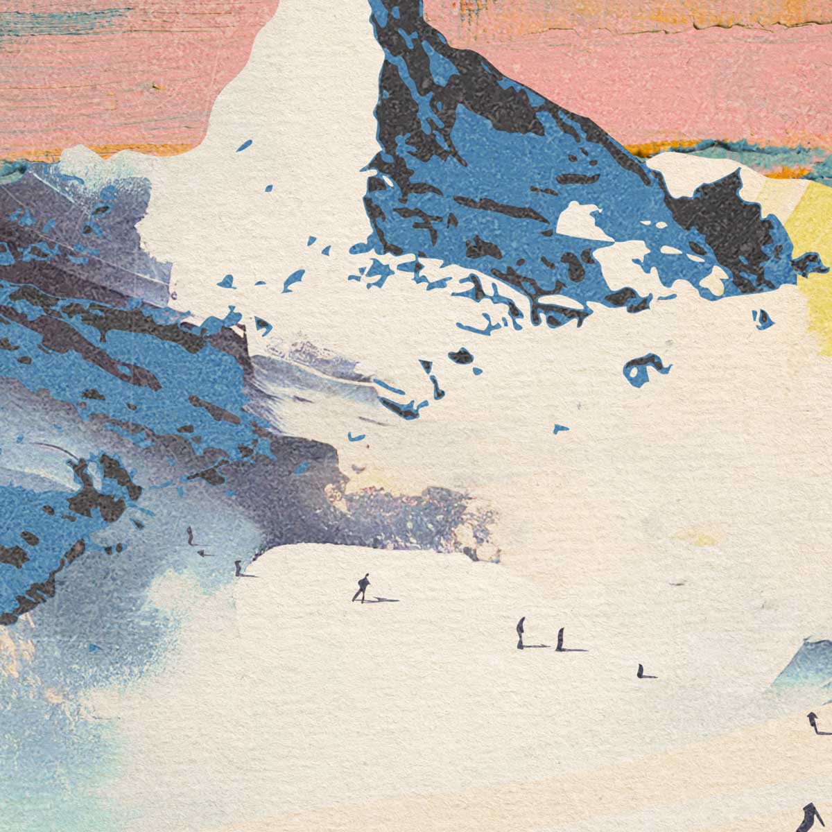 Zermatt - Skiing Print