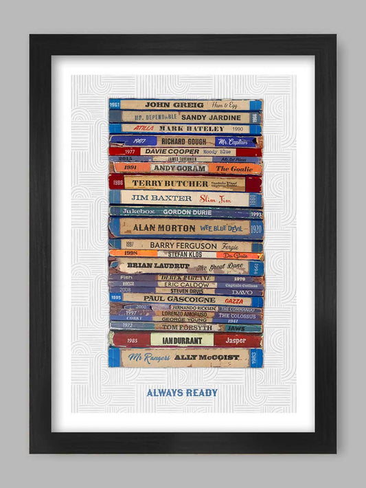 Always Ready - Rangers poster print