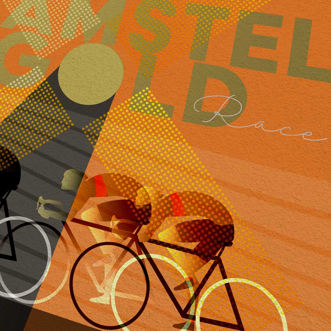 Amstel Gold Race Cycling Poster Print