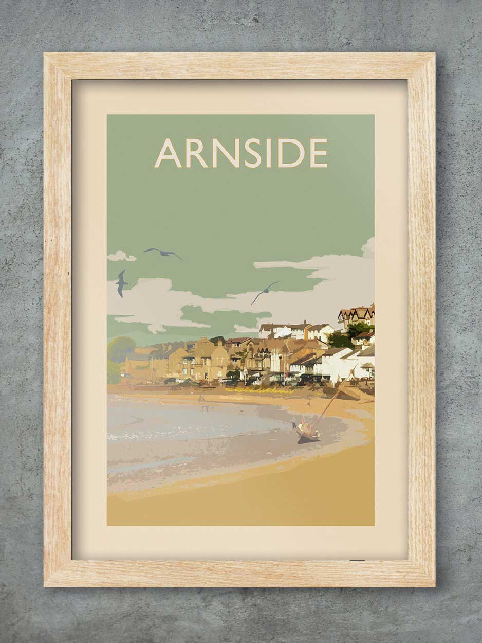 Arnside Retro - Lake District Print
