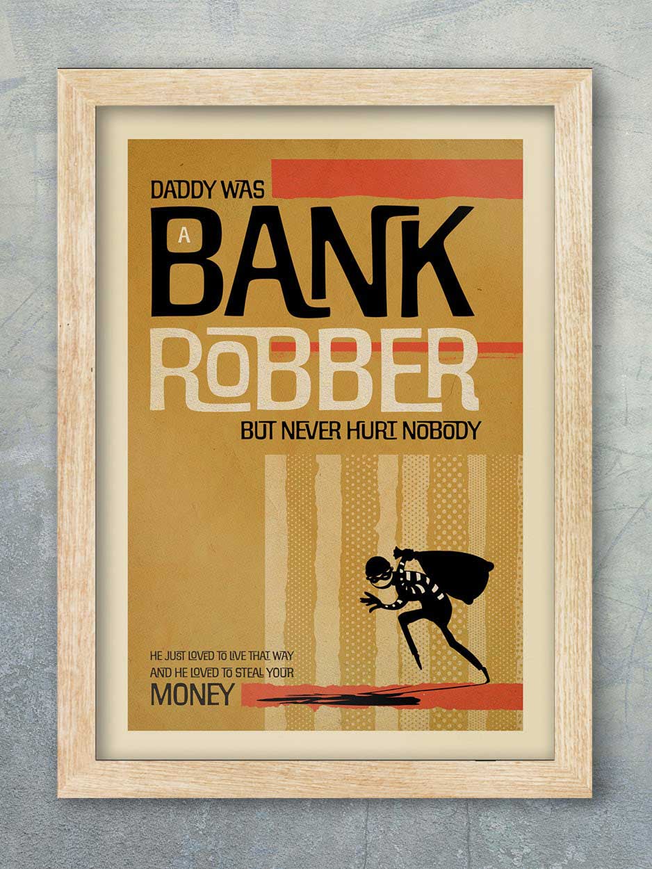 Bankrobber - Music Print