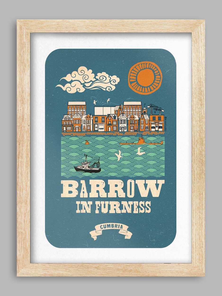 Barrovian - Barrow-in-Furness - Lake District Print
