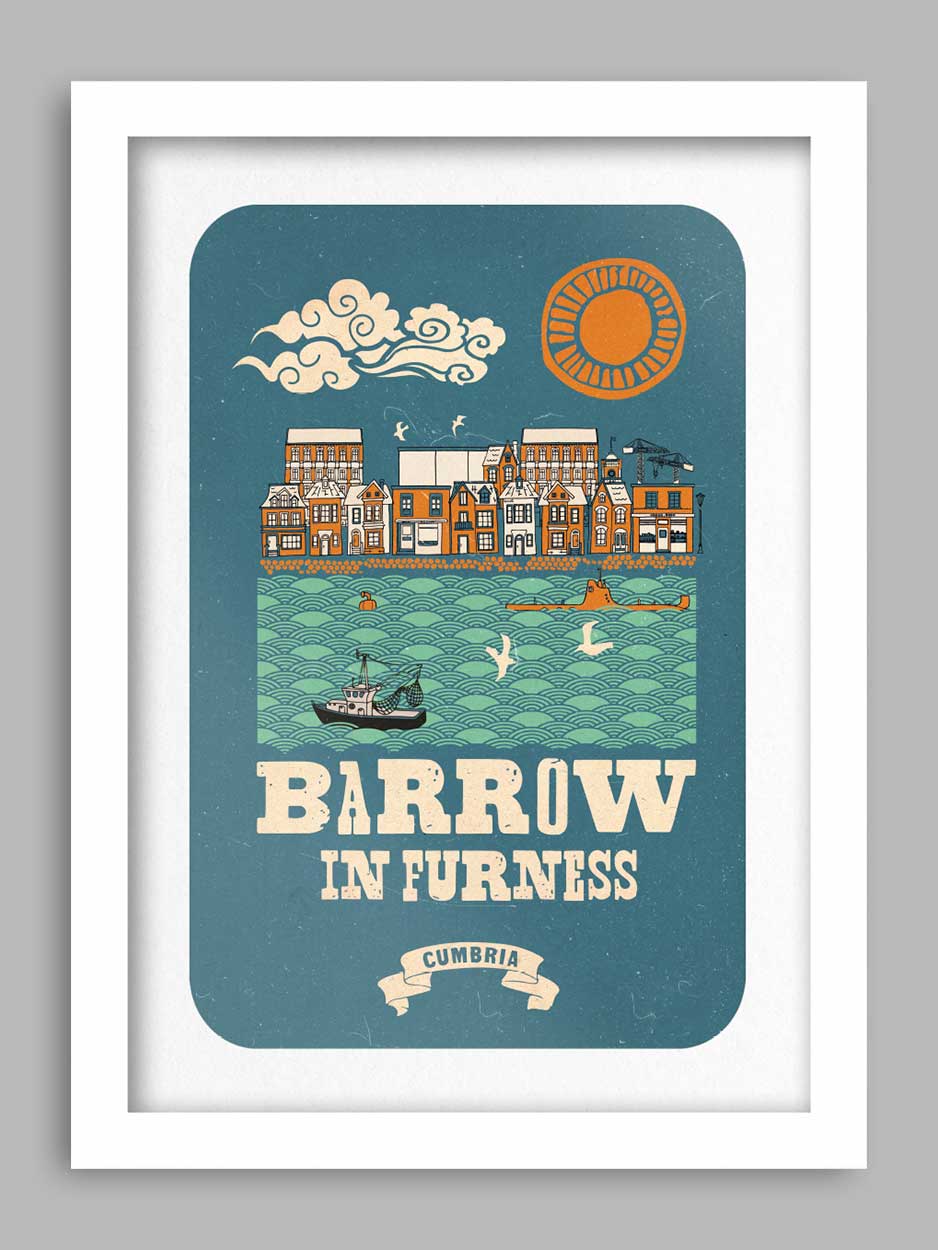 Barrovian - Barrow-in-Furness - Lake District Print