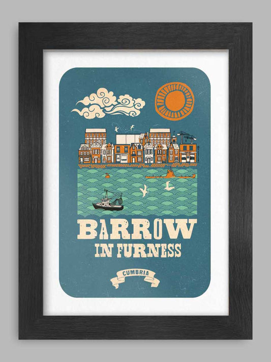 Barrovian - Barrow-in-Furness - A4 Poster print
