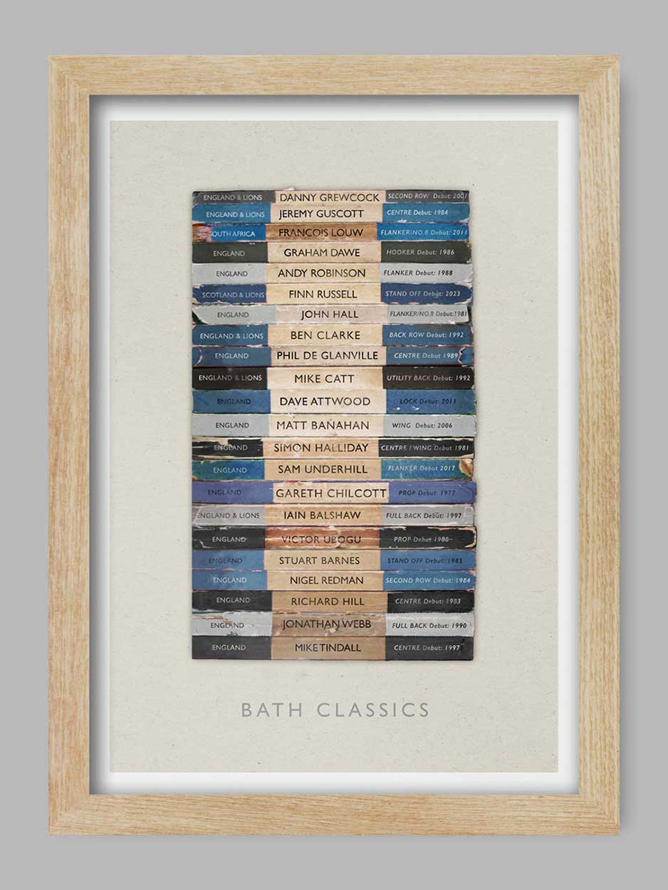 Bath Classics - Rugby Print