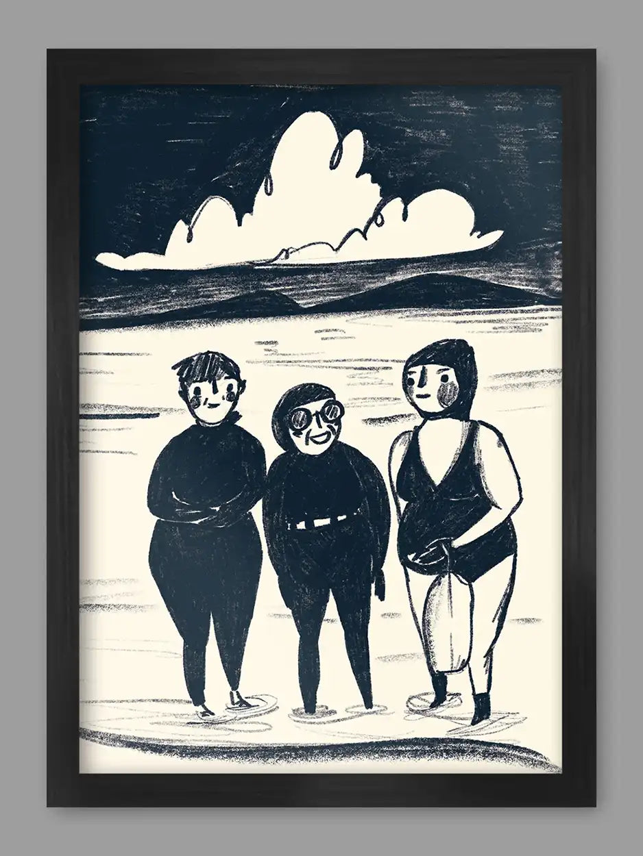 Beach Babes Print