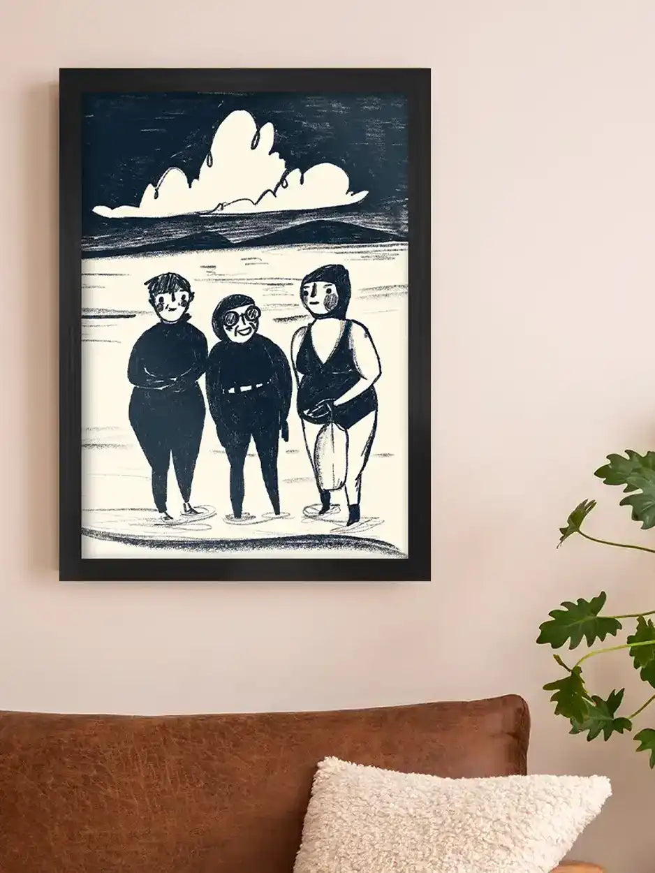Beach Babes Print