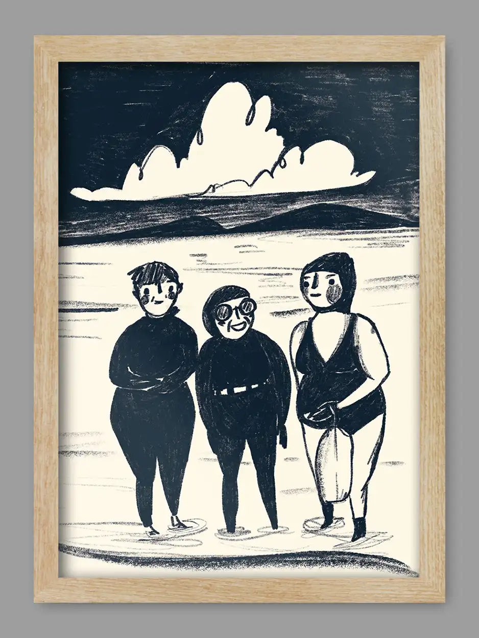 Beach Babes Print
