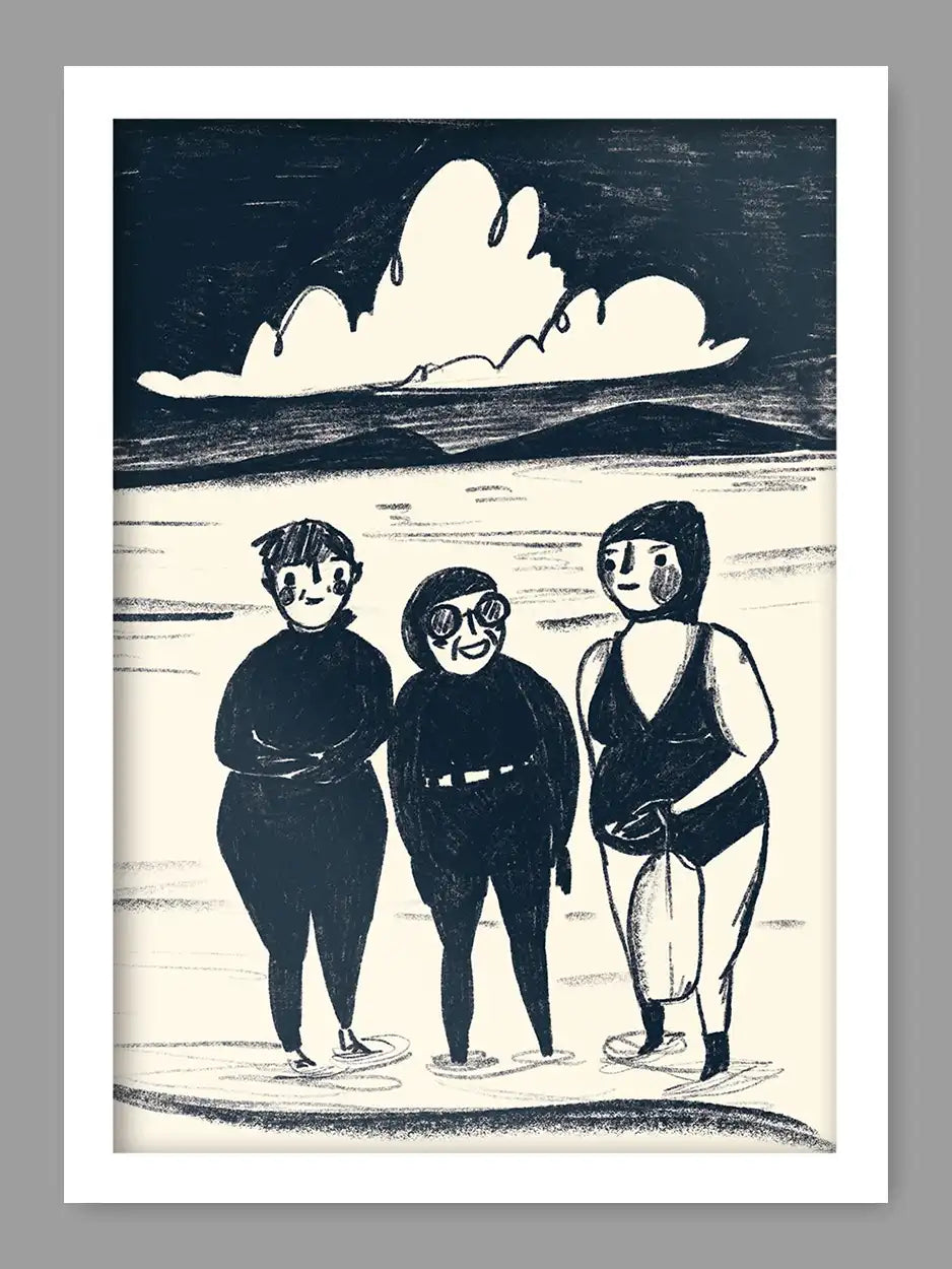 Beach Babes Print