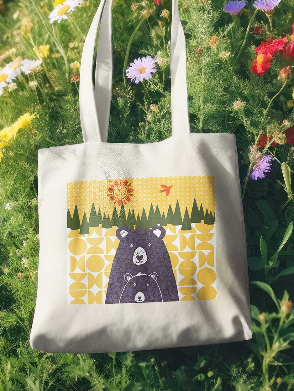 Bear Tote Bag (PK6)