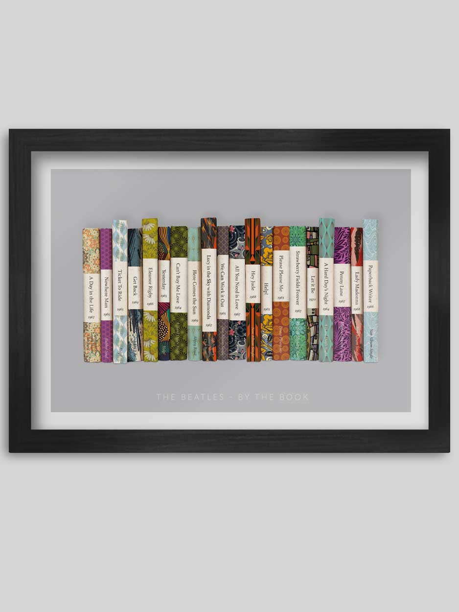Beatles By The Book - Music Print