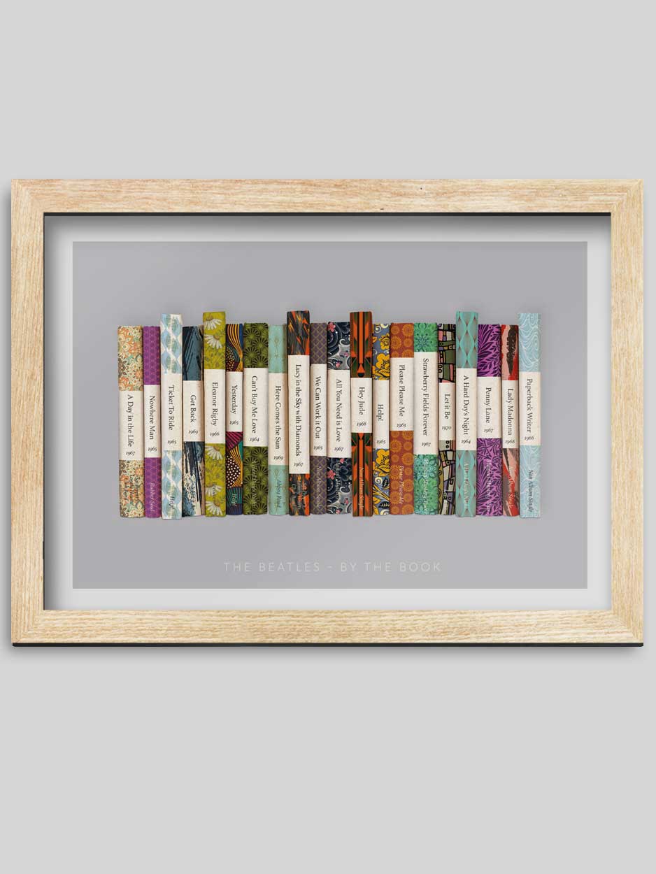 Beatles By The Book - Music Print