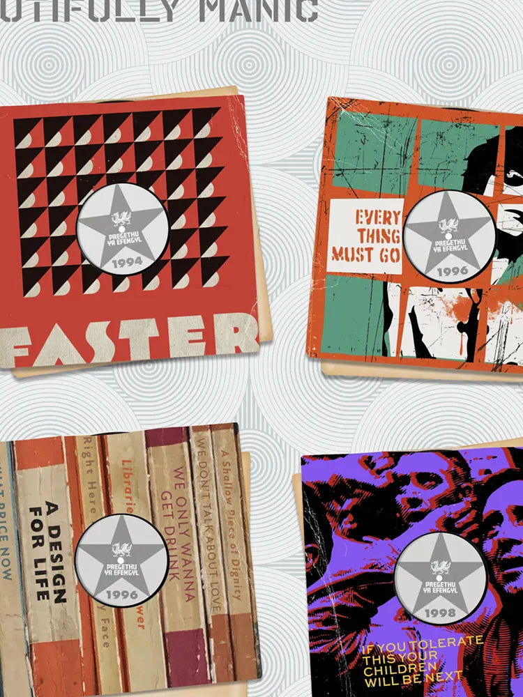 Beautifully Manic - Music Poster Print