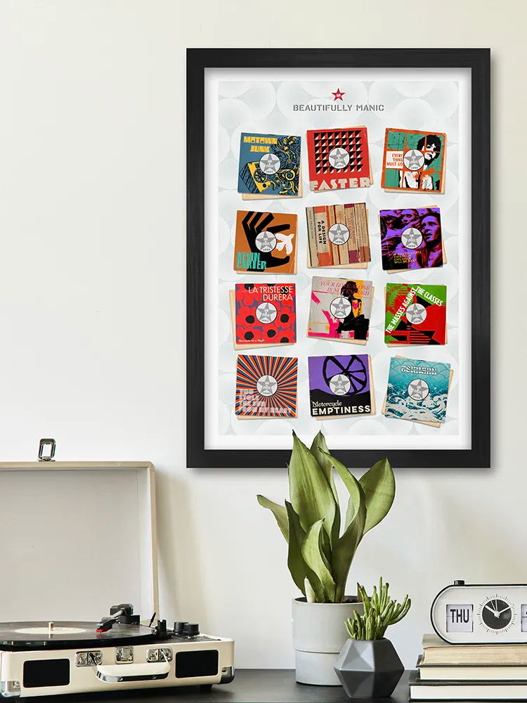 Beautifully Manic - Music Poster Print