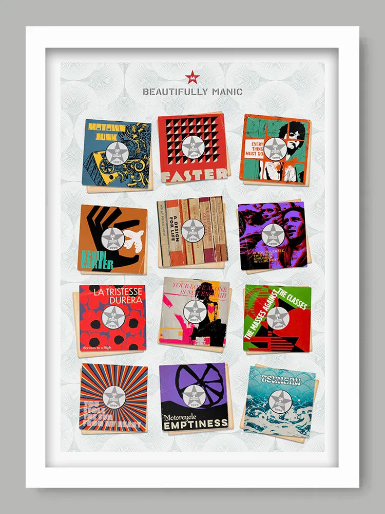 Beautifully Manic - Music Print