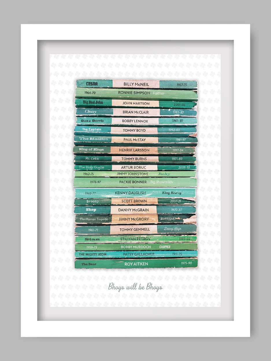 Bhoys will be Bhoys - Celtic Football Print