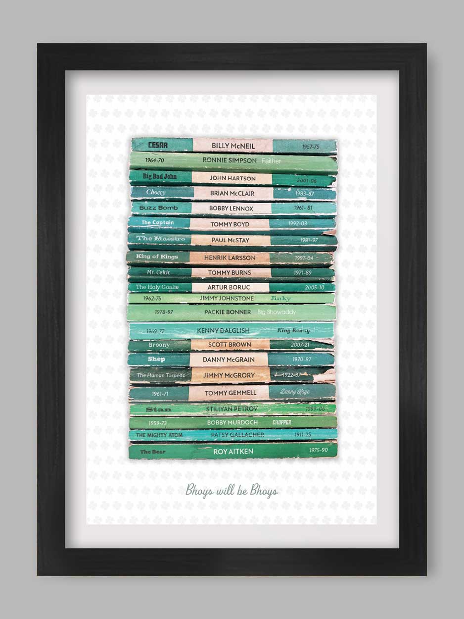 Bhoys will be Bhoys - Celtic Football Print