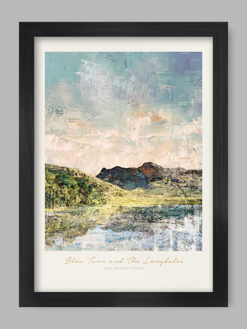 Blea Tarn & The Langdales - Lake District Views Print