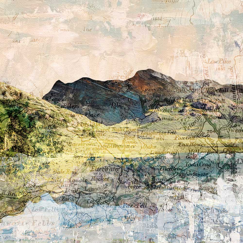 Blea Tarn & The Langdales - Lake District Views Print