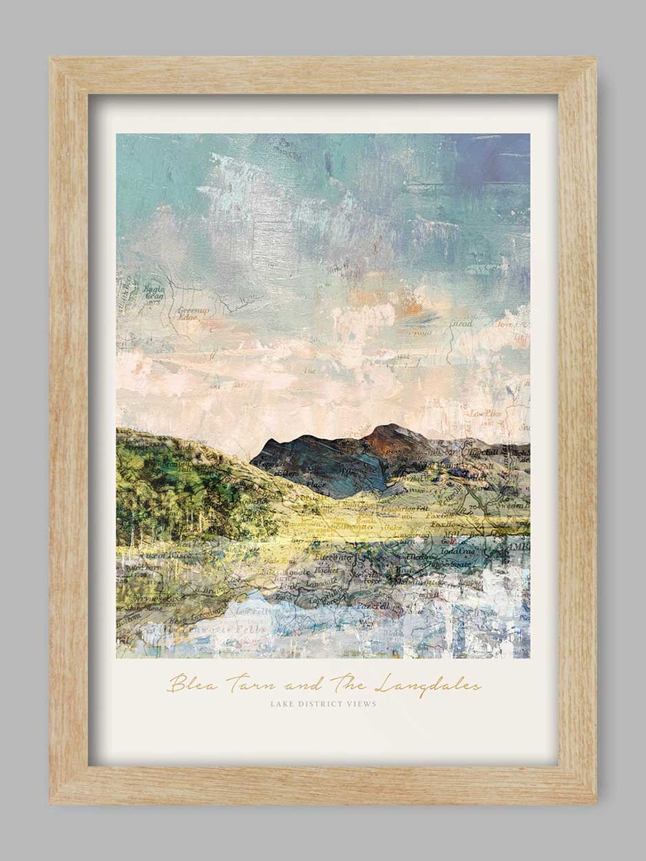 Blea Tarn & The Langdales - Lake District Views Print