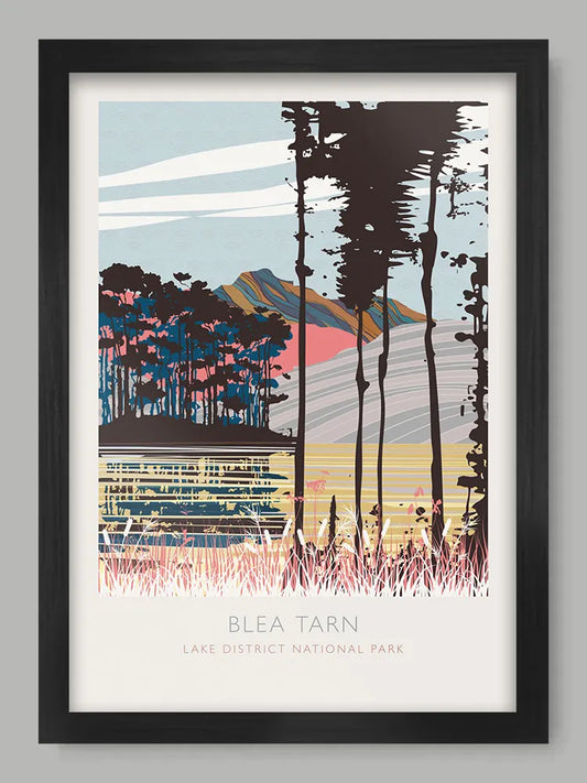 Blea Tarn Reflections - Lake District Poster Print