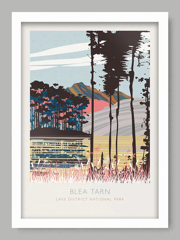 Blea Tarn Reflections - Lake District Poster Print