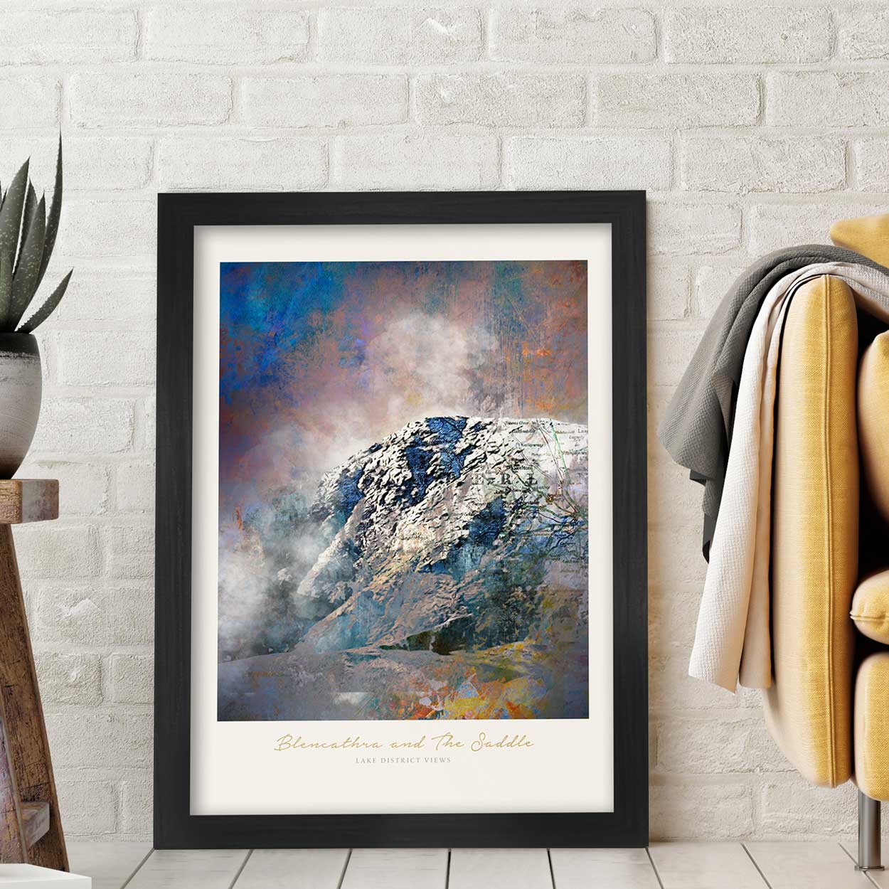 Blencathra and the Saddle - Lake District Poster Print