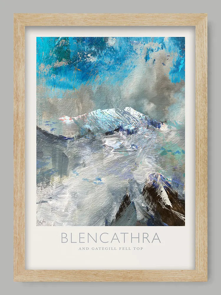 Blencathra and Gategill Fell Top - Lake District Print