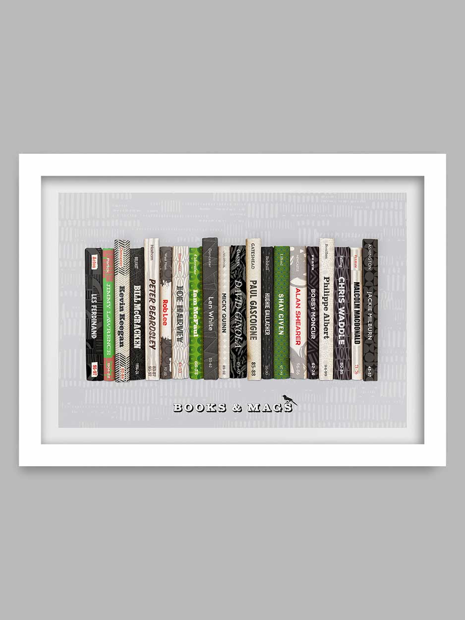 Books and Mags - Newcastle United poster print