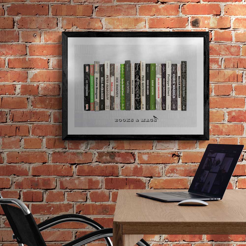 Books and Mags - Newcastle United poster print