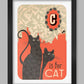 C is for Cat Poster Print