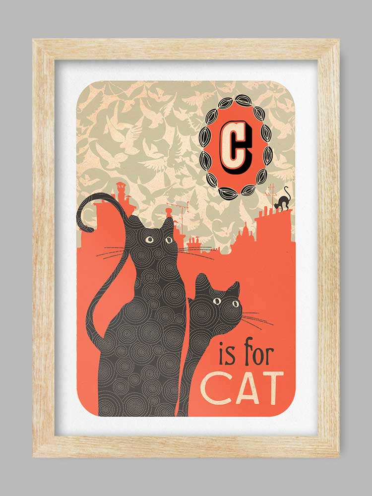 C is for Cat Print
