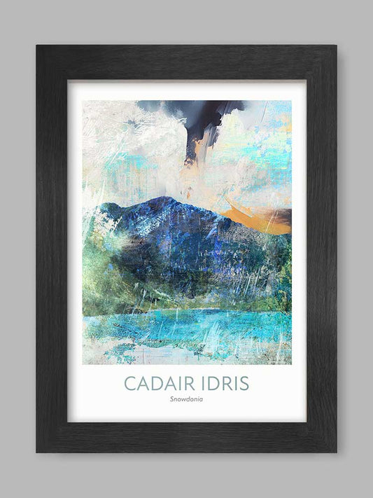 Cadair Idris Welsh 3 peaks Challenge - Poster Print A4