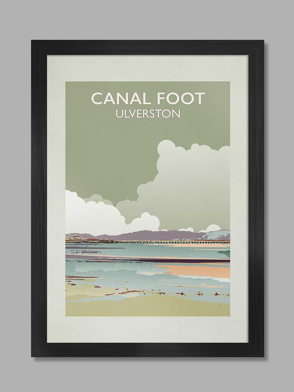 Canal Foot Ulverston Print