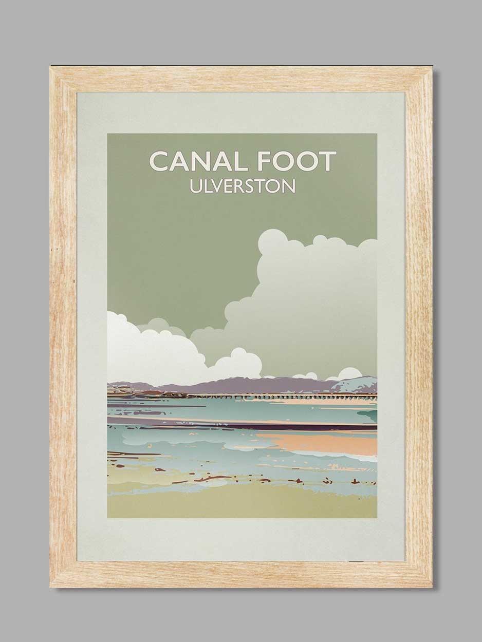 Canal Foot Ulverston Print