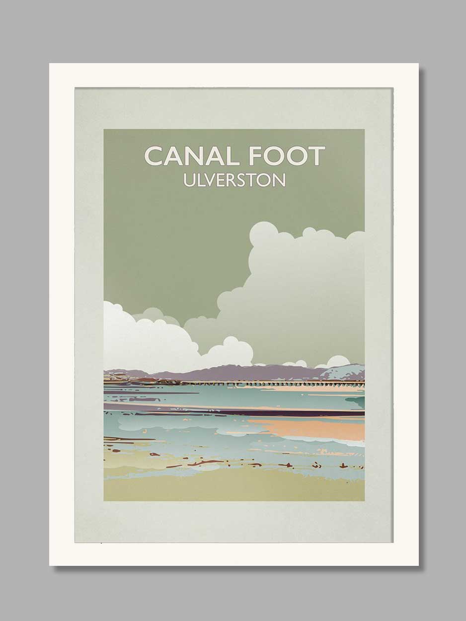 Canal Foot Ulverston Print