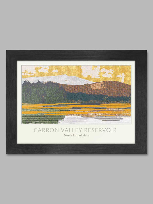 Carron Valley Reservoir - Poster Print A4