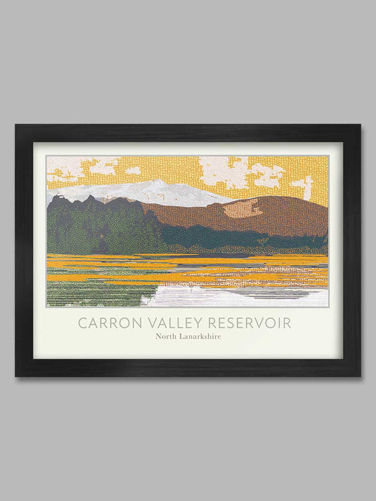 Carron Valley Reservoir - Scottish Poster Print