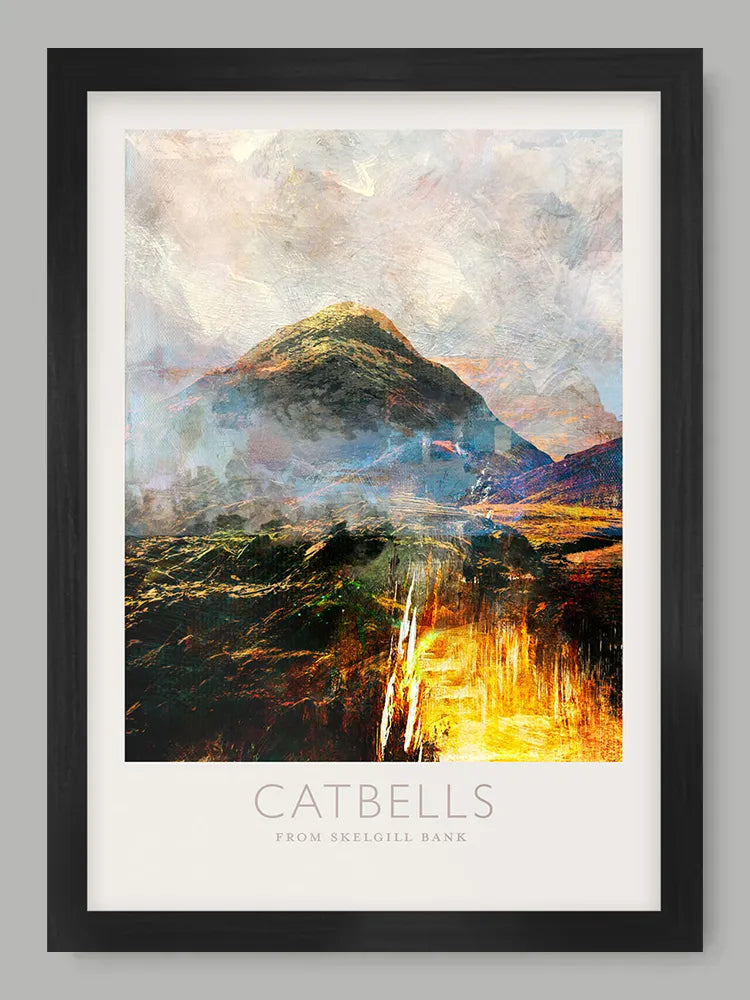 Catbells from Skelgill Bank  - Lake District Print