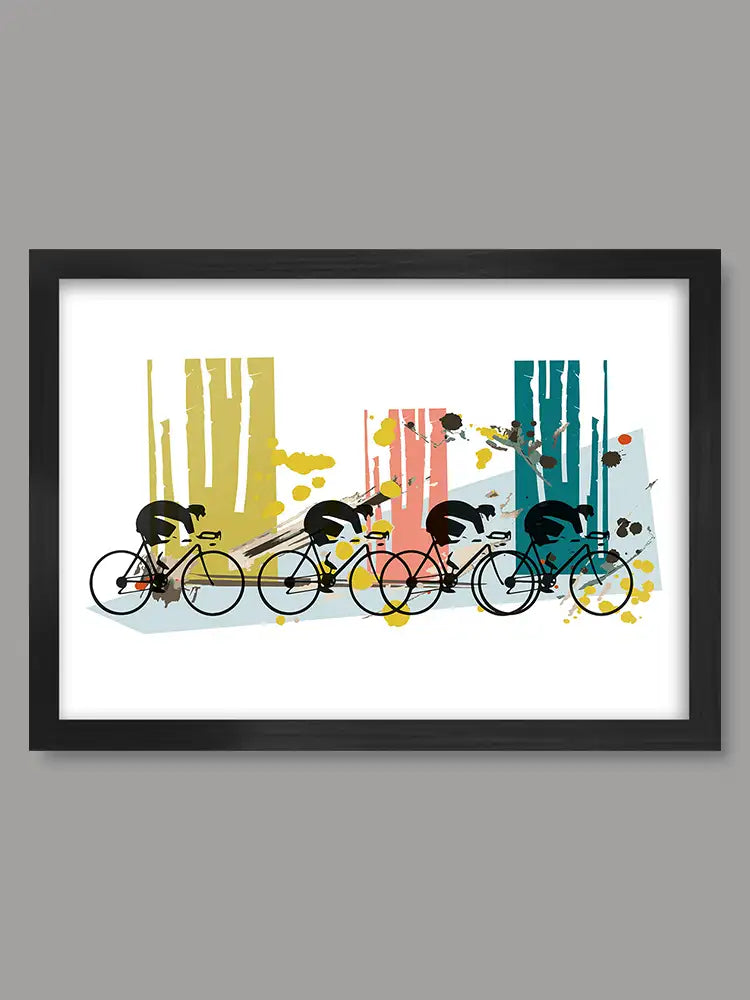 Colour Ride - Cycling Print