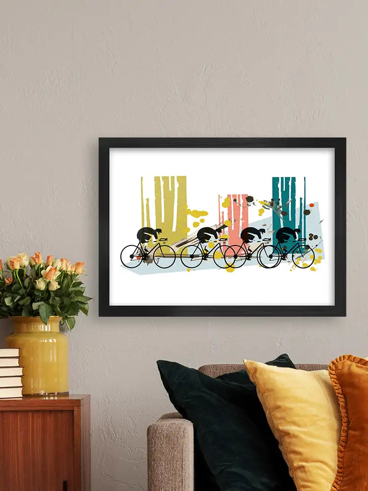 Colour Ride - Cycling Print