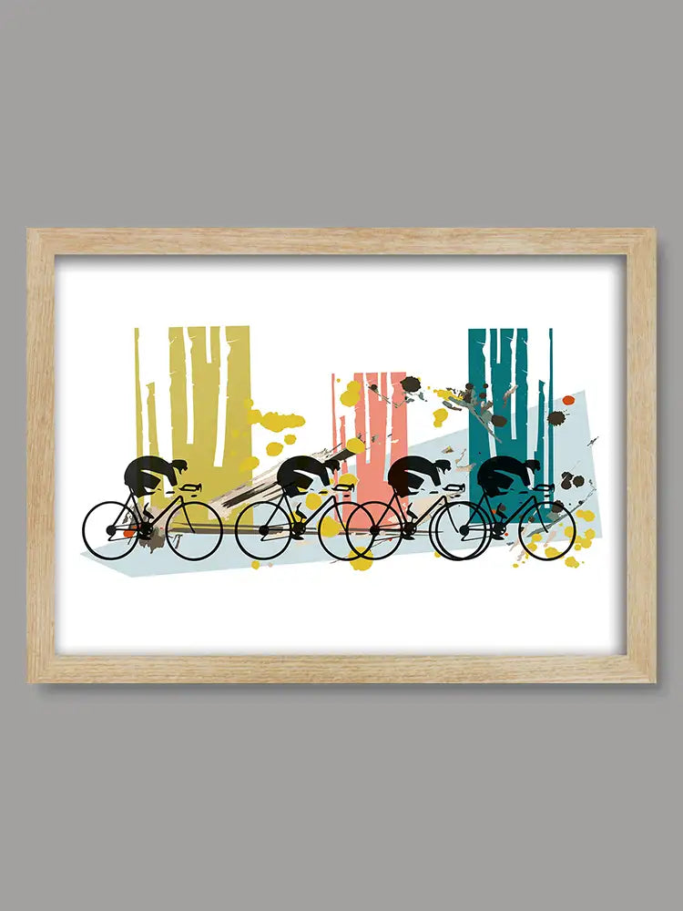 Colour Ride - Cycling Print
