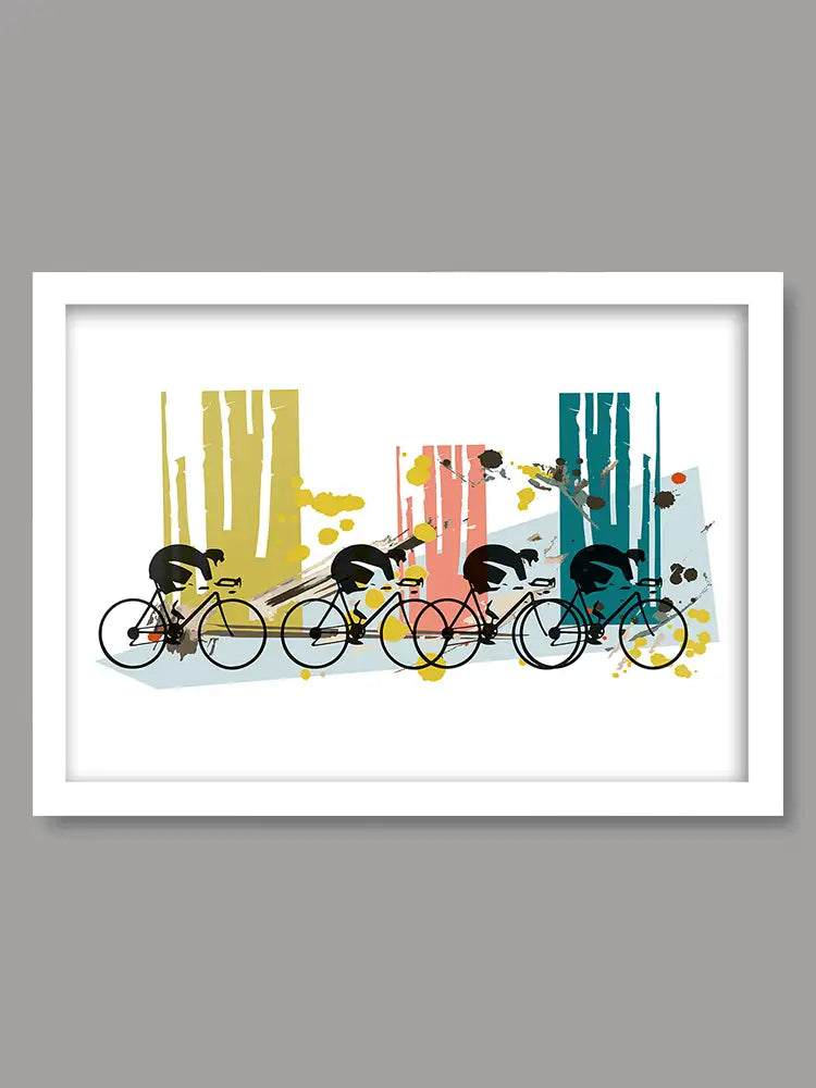 Colour Ride - Cycling Print