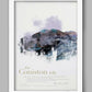 Coniston Fells in Wainwright's Words - Abstract Poster Print