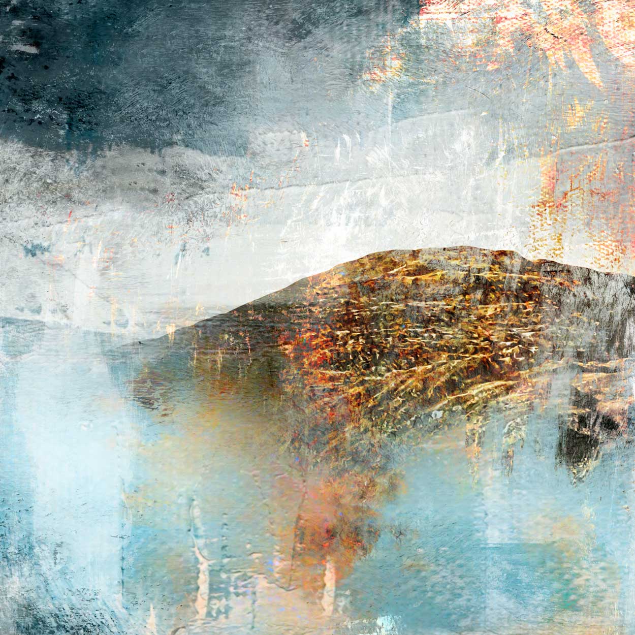 Coniston Old Man Abstract - Lake District Print