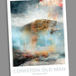 Coniston Old Man Abstract  -  Blank Greeting Card