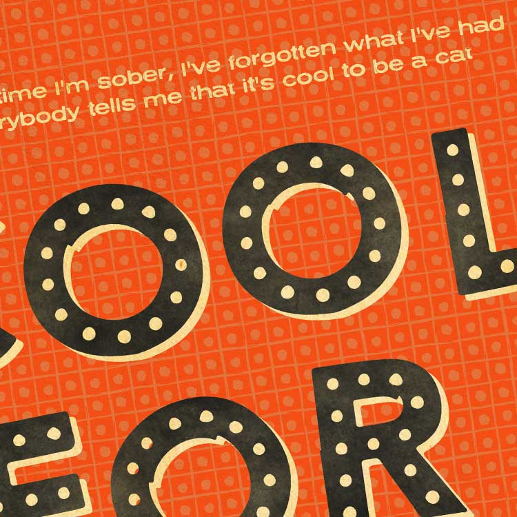 Cool for Cats - Music Print