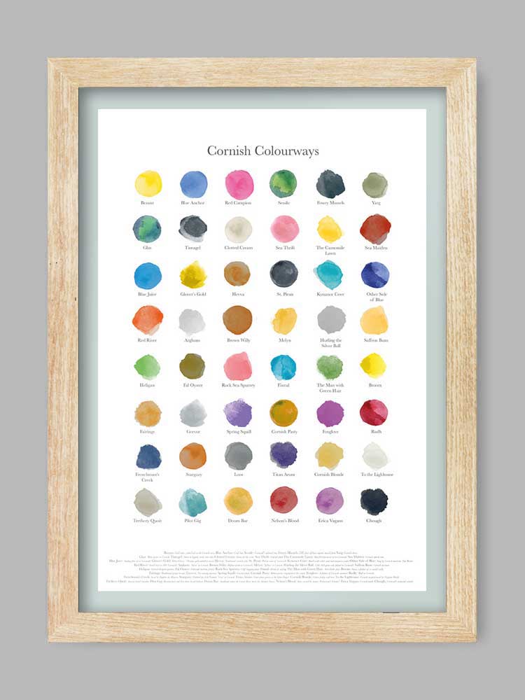 Cornish Colourways Print
