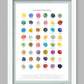 Cornish Colourways - Poster print