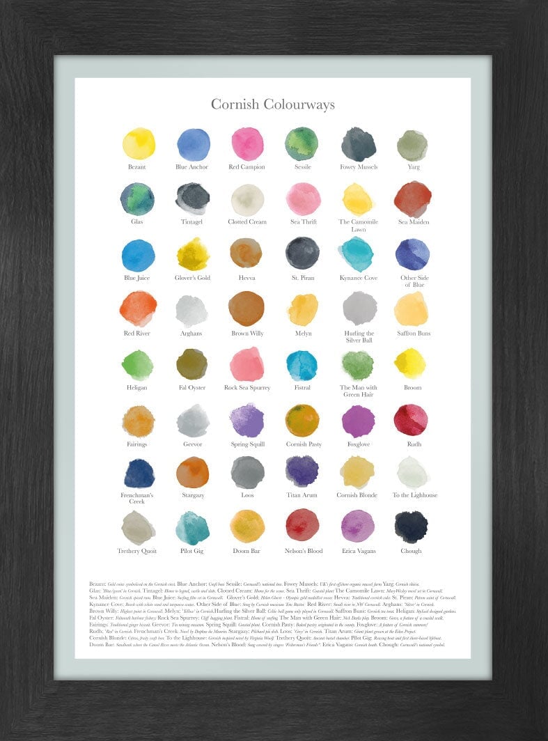 Cornish Colourways Print